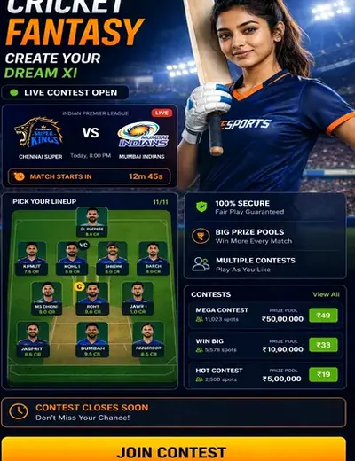 Skokka777 (skokka 777) fantasy cricket & matchday visual 3